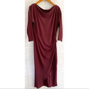 Forever 21 Contemporary Fitted Drape Dress